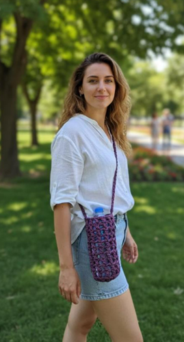 Fi Fashion –moda El Örgüsü Su Şişesi Sulukları model 2